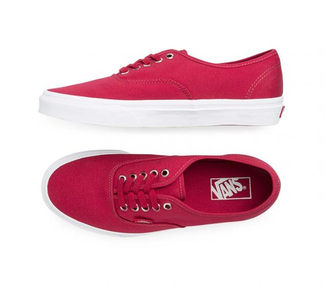 VANS | AUTÉNTICO | (MÚLTIPLES OJALES) | DEGRADADO/CARMESÍ